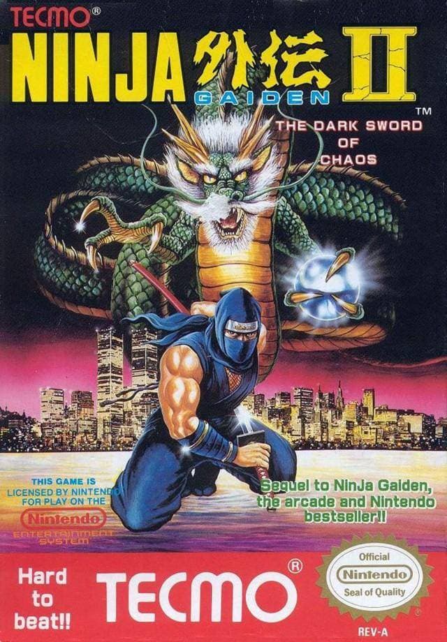 Ninja Gaiden II: The Dark Sword of Chaos (1990) Cover