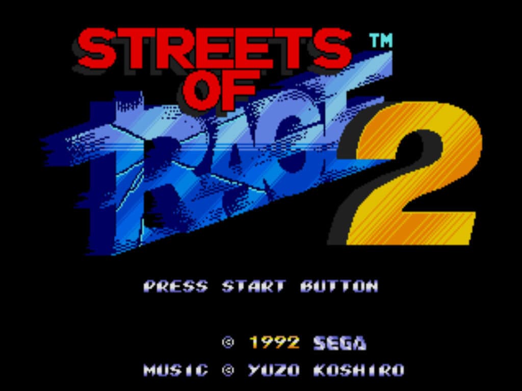 Streets of Rage 2 Cover