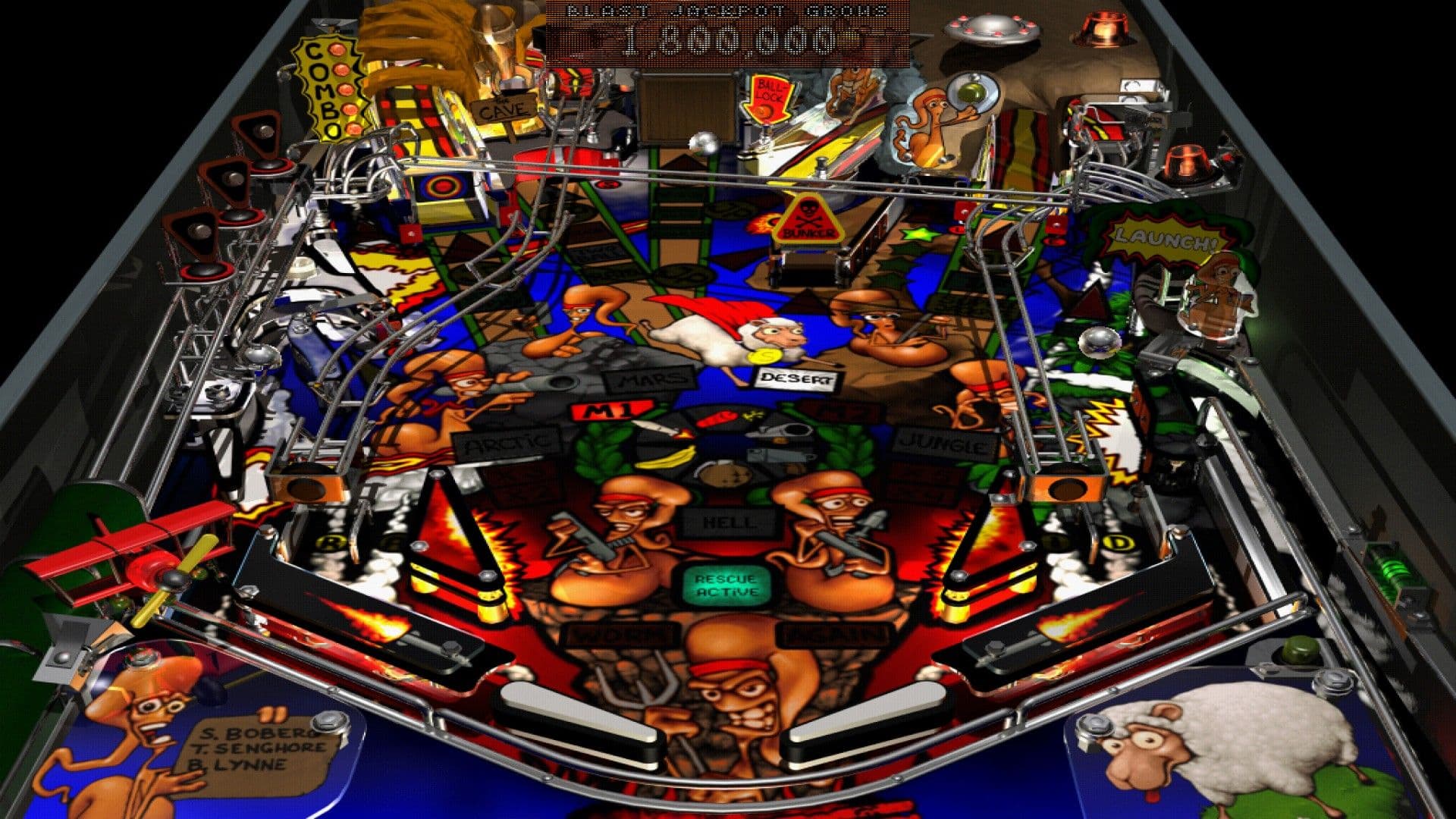 Worms Pinball Cover